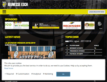 Tablet Screenshot of jeunesse-esch.lu